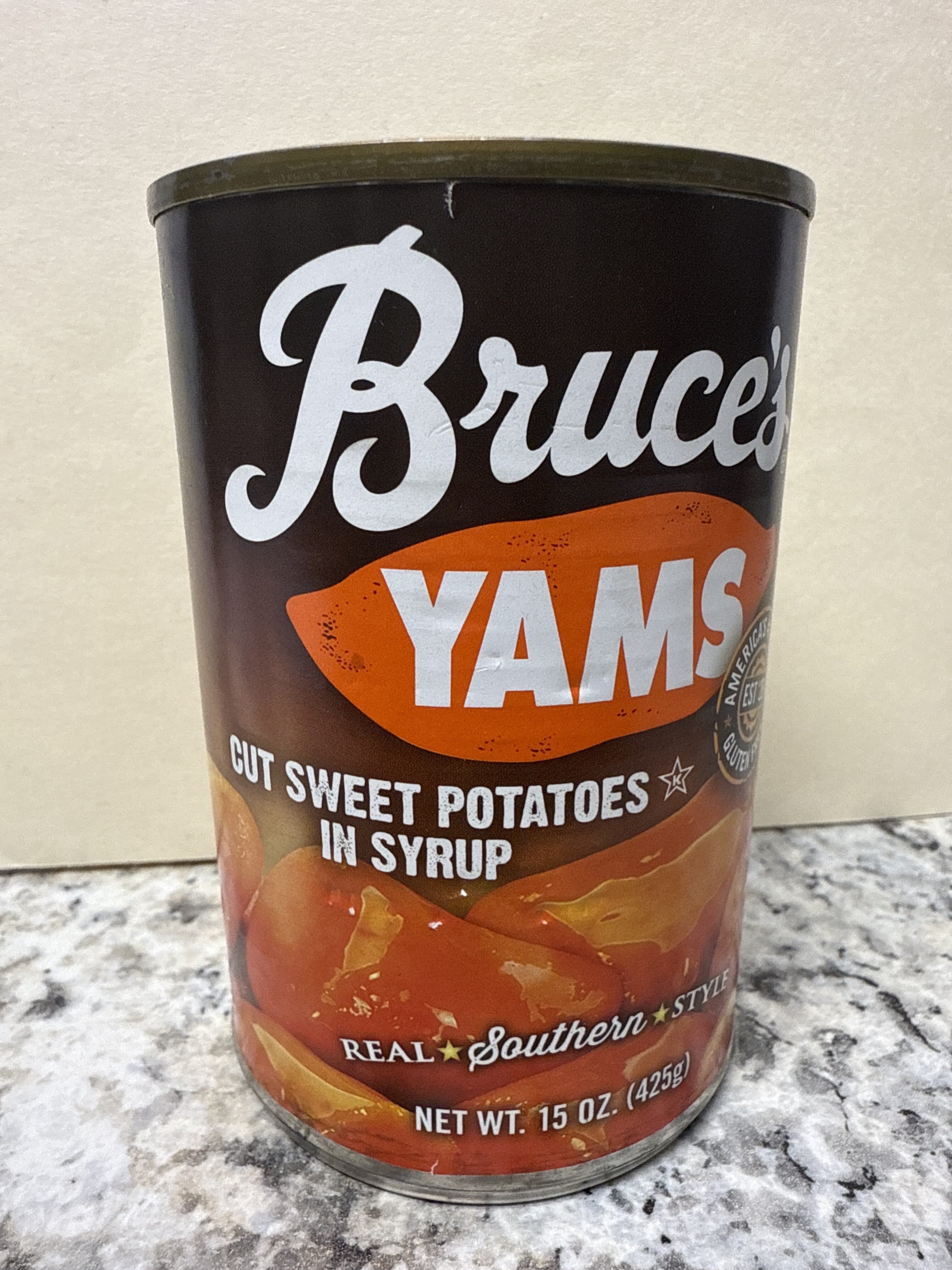 Bruce's Yams Cut Sweet Potatoes In Syrup packshot