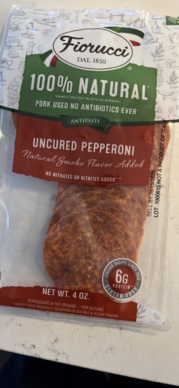 Fiorucci UNCURED PEPPERONI packshot