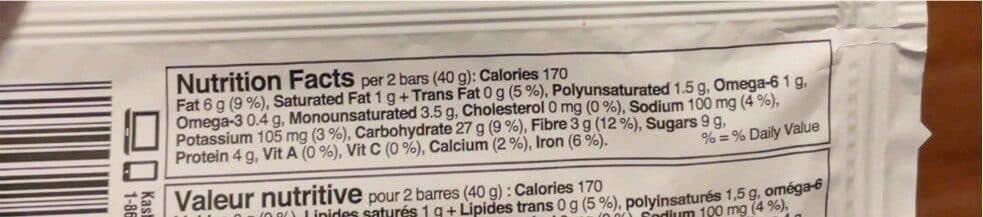 Kashi Honey Oat Flax Crunchy 7 Grain with Quinoa Bars packshot