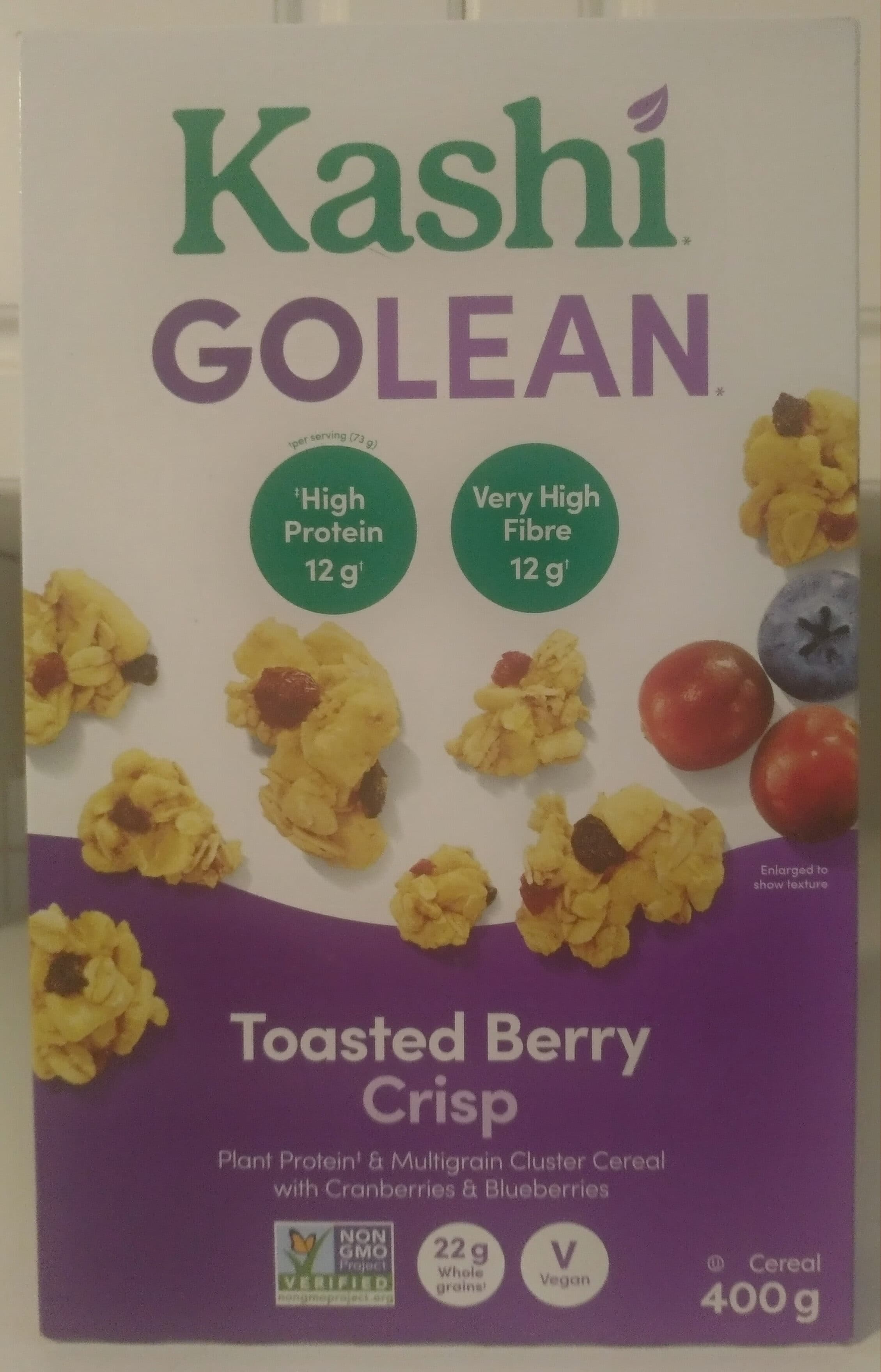 Kashi 🇺🇸Solana Beach California Toasted Berry Crisp, GO LEAN Cereal. packshot