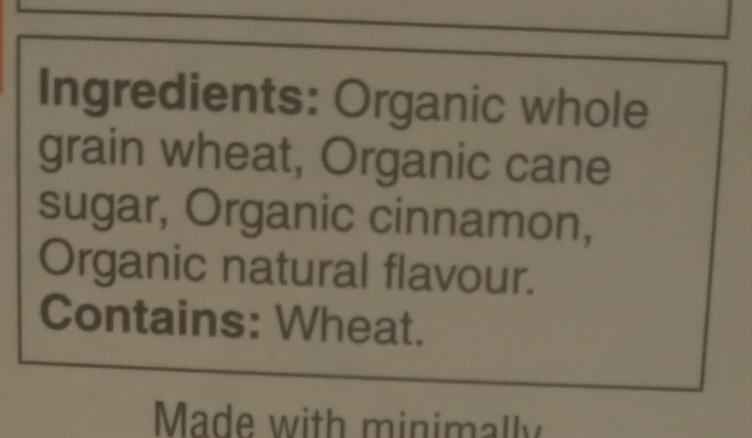 Kashi Organic 🇺🇸Solana Beach California Whole Wheat Cinnamon Harvest packshot