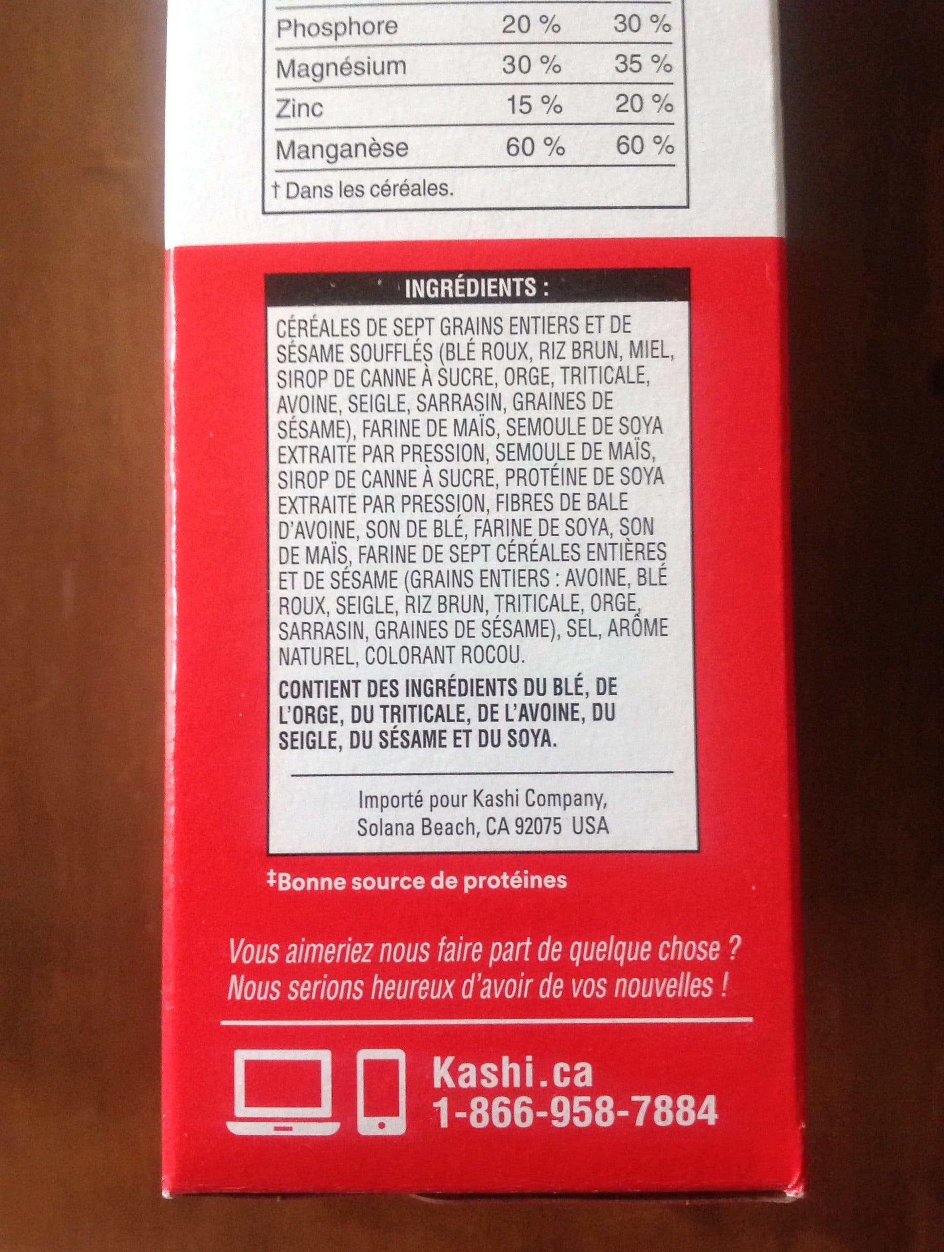 Kashi GO Lean Original Cereal packshot