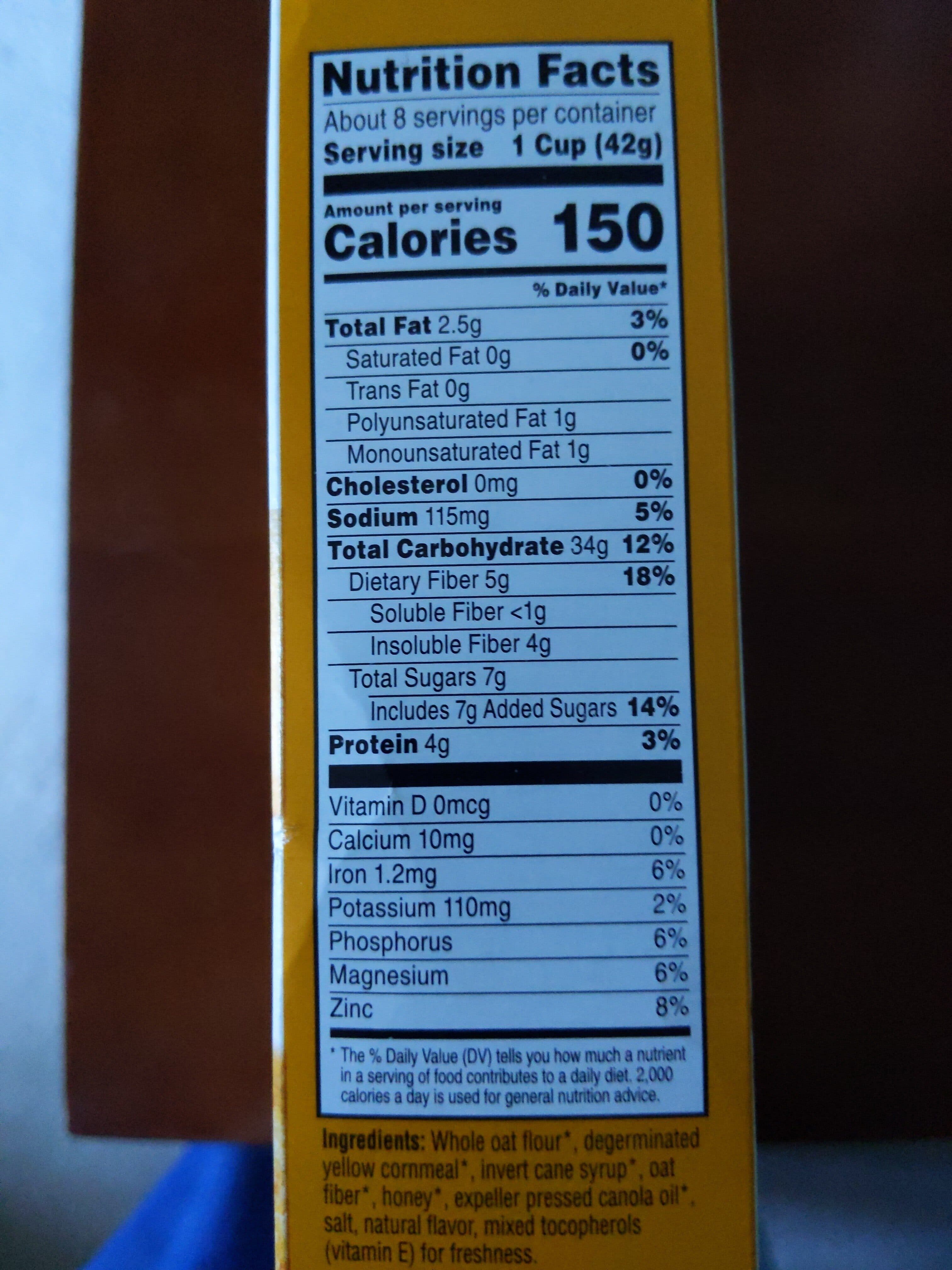 Kashi Honey Toasted Organic Oat Cereal packshot