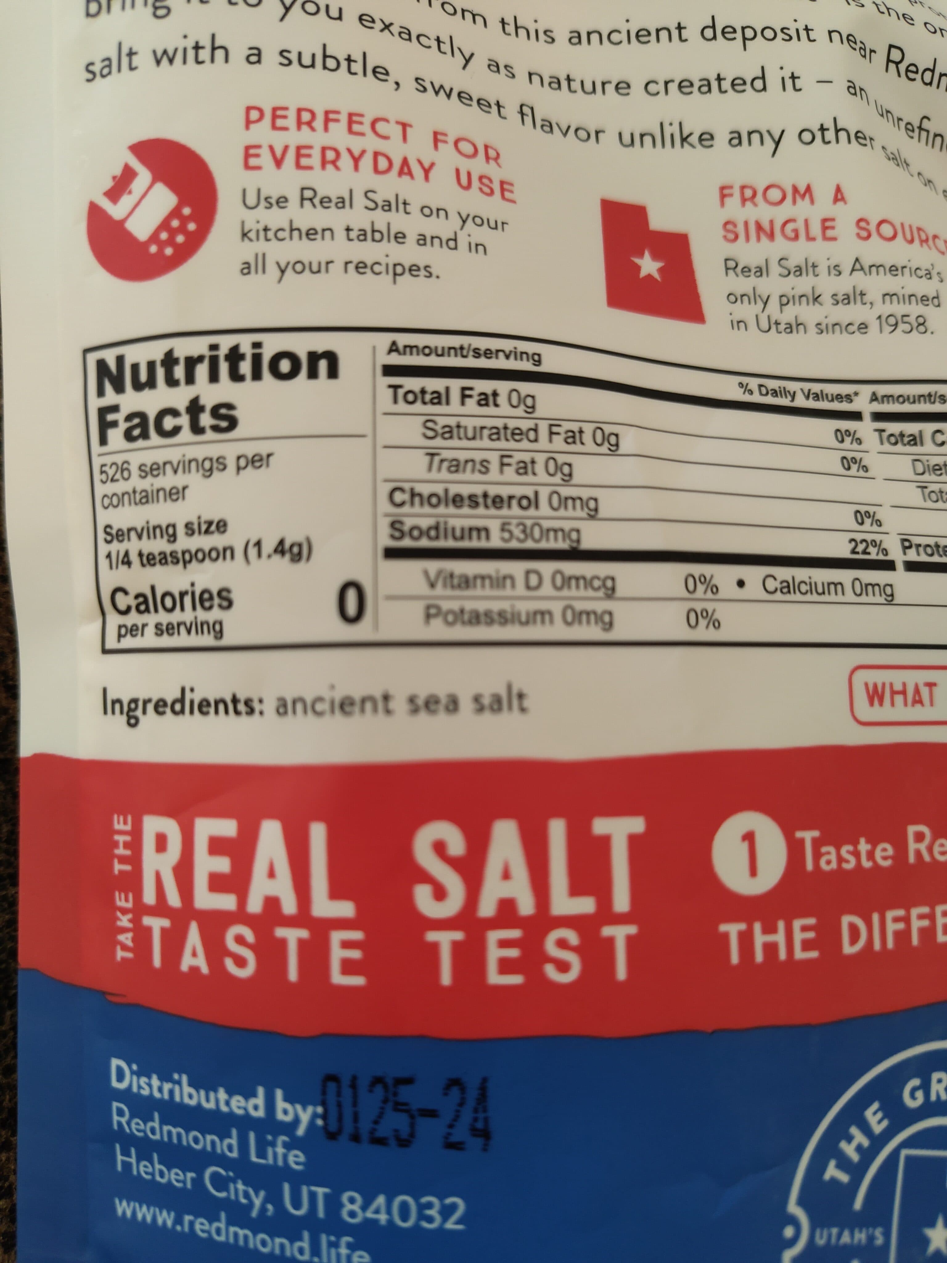 Redmond Real Salt Ancient Fine Sea Salt packshot