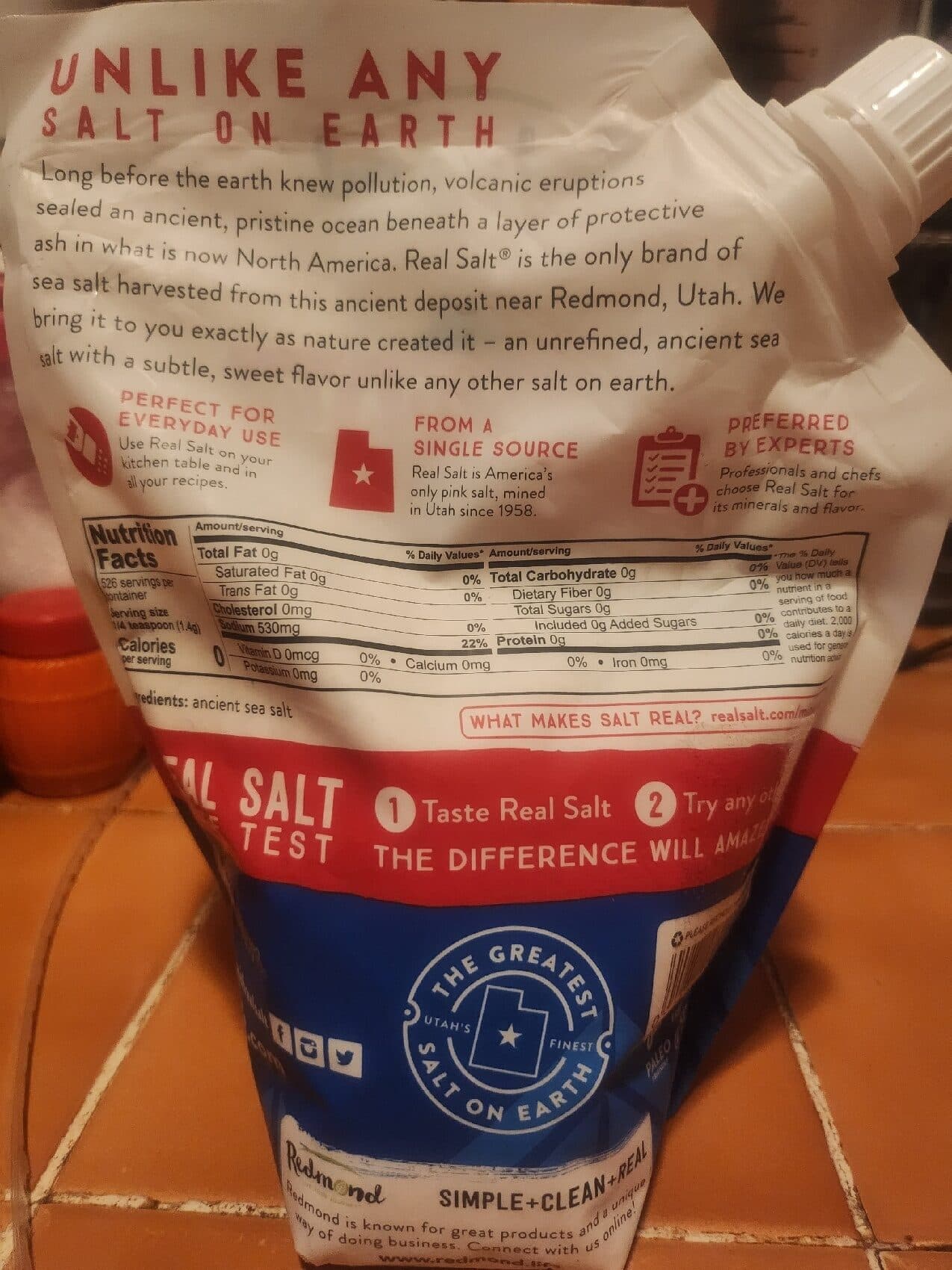 Redmond Real Salt Ancient Fine Sea Salt packshot