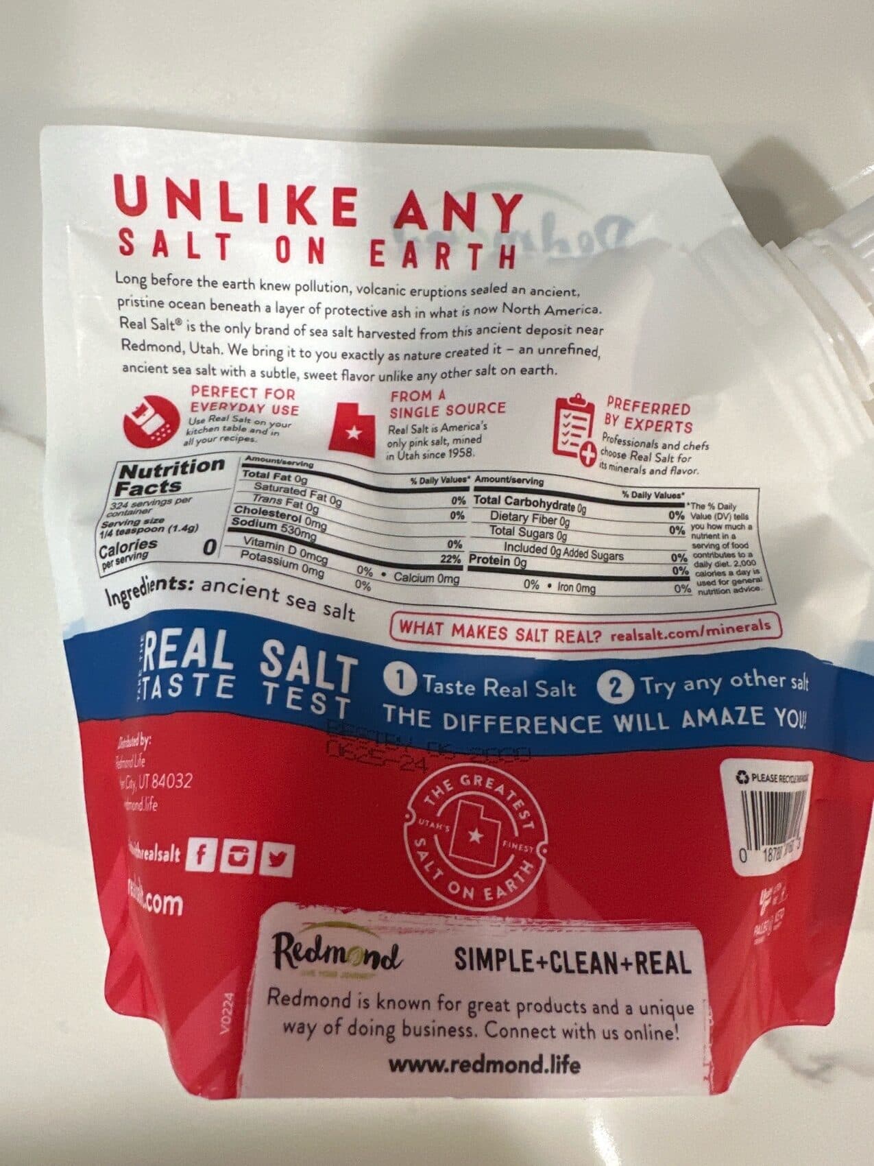 Real Salt Kosher Salt packshot