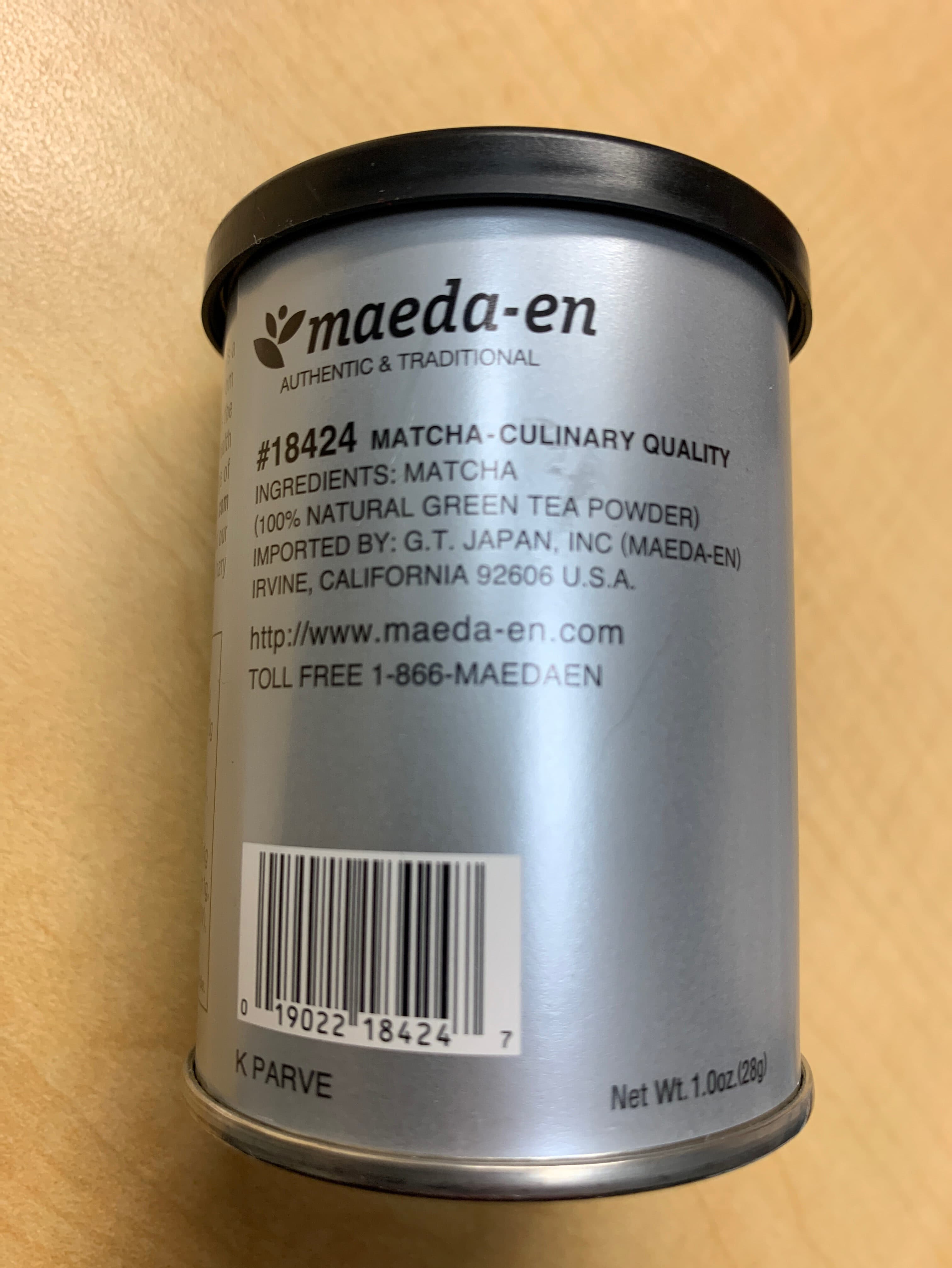 Matcha Green Tea Powder packshot