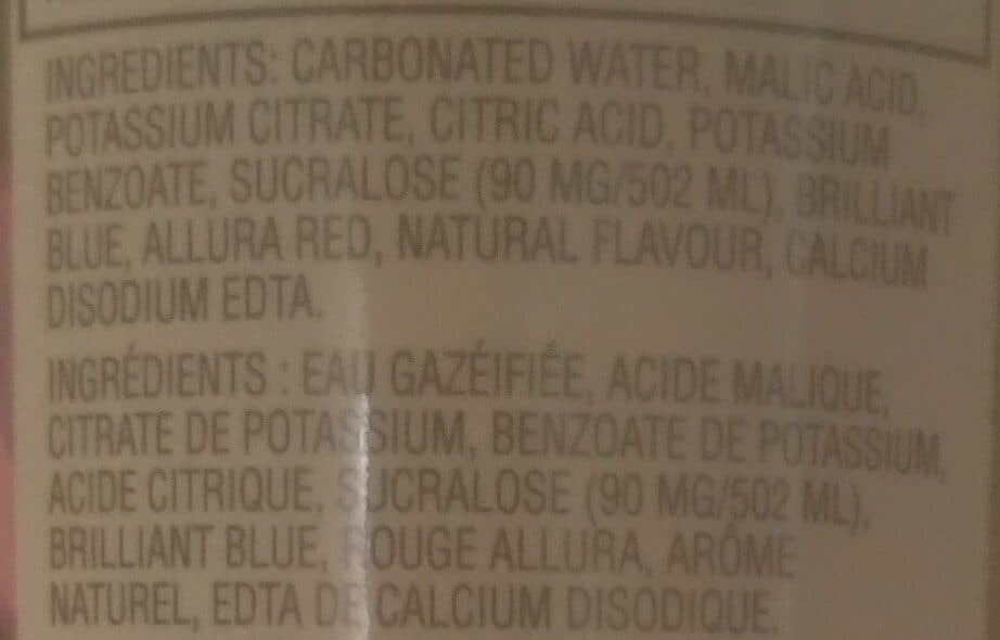 Fruit2O Black Raspberry Sparkling Fruit2O packshot