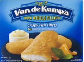 Van de Kamp's CRISPY BATTERED FILLETS packshot