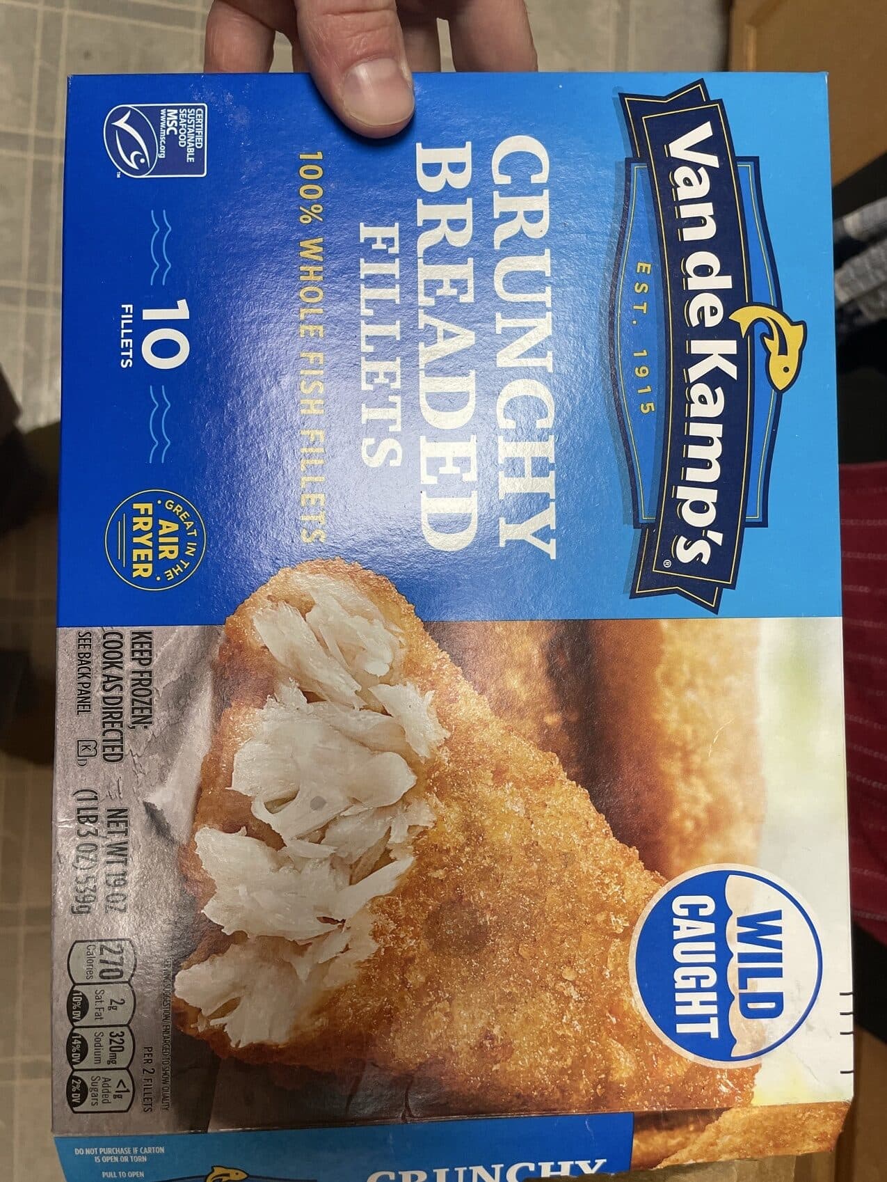 Van De Kamp's Crunchy Fish Fillets packshot