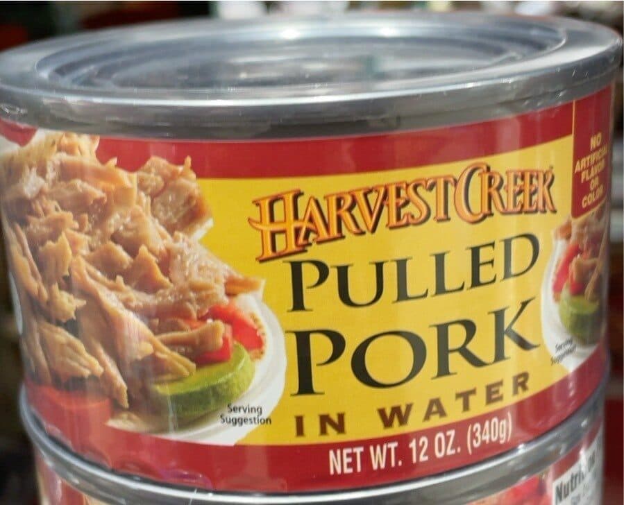 Crider's Inc. Pulled Pork in Water packshot