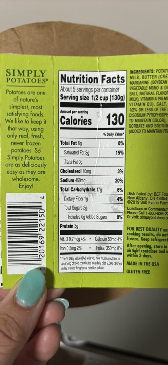Simply Potatoes Traditional Mashed Potatoes packshot