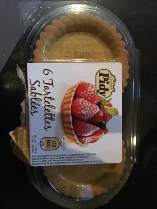 Gourmet Pidy 6 Tartelettes Sablées packshot
