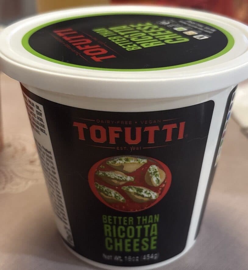 Tofutti Milk Free Better Than Ricotta Cheese packshot
