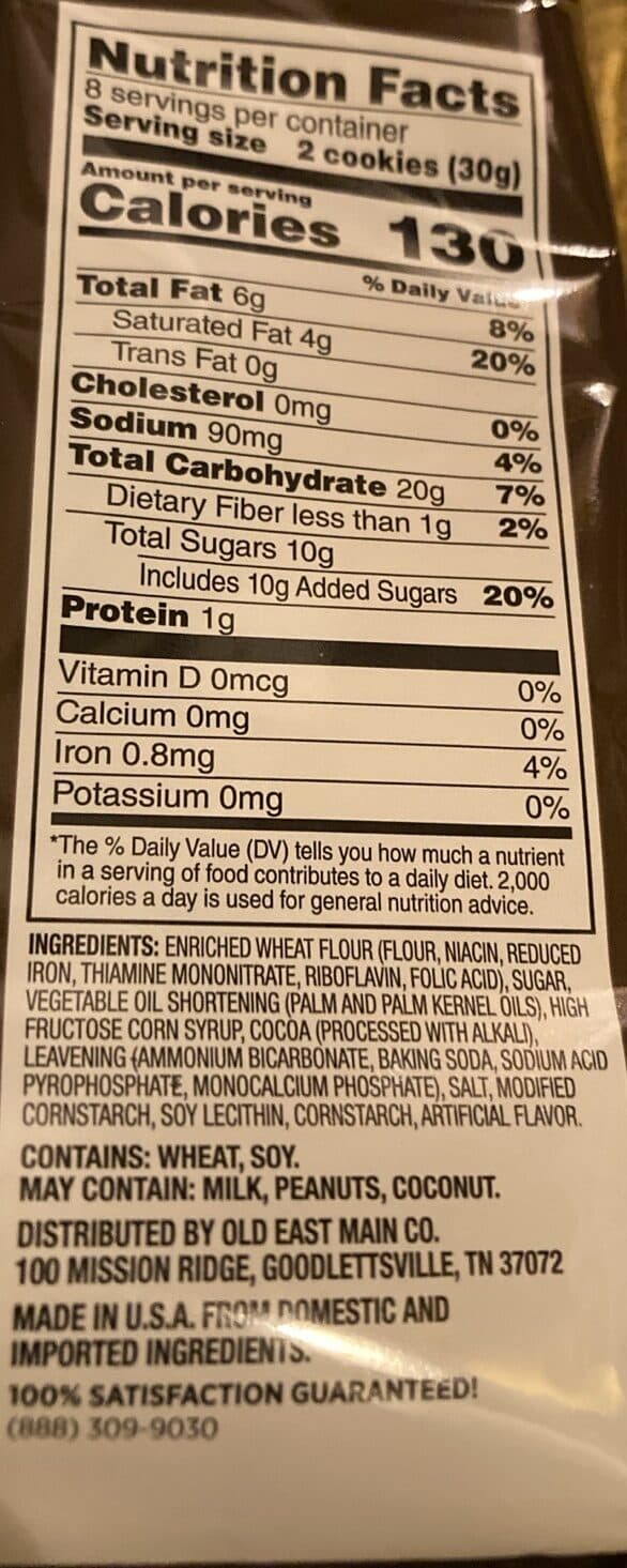 Dollar General Literacy Foundation Fudge Dipped Shortbread Cookies packshot