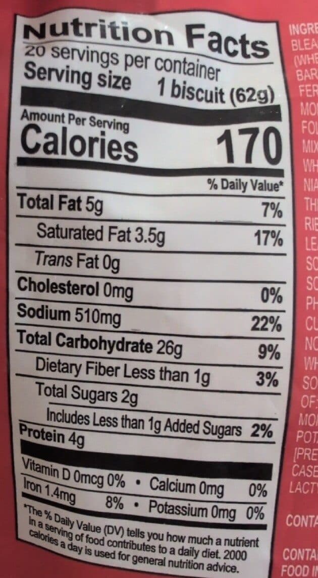 Mary B's Biscuits packshot