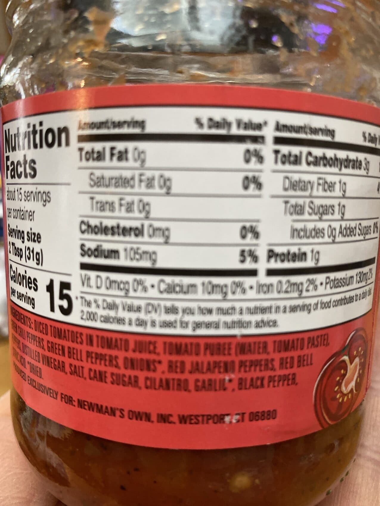 Newman's Own Medium salsa packshot