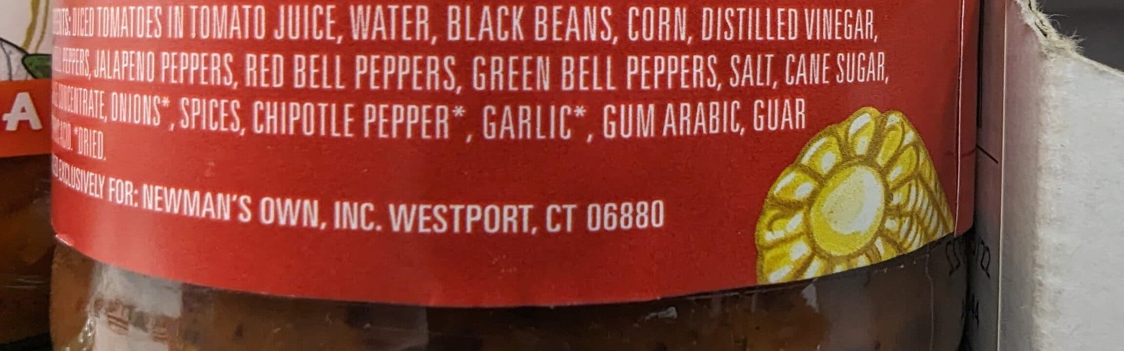 Newman's Own Black Bean & Corn Salsa packshot