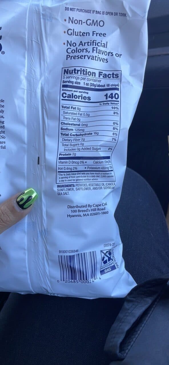 CAPE COD Kettle Cooked Potato Chips packshot