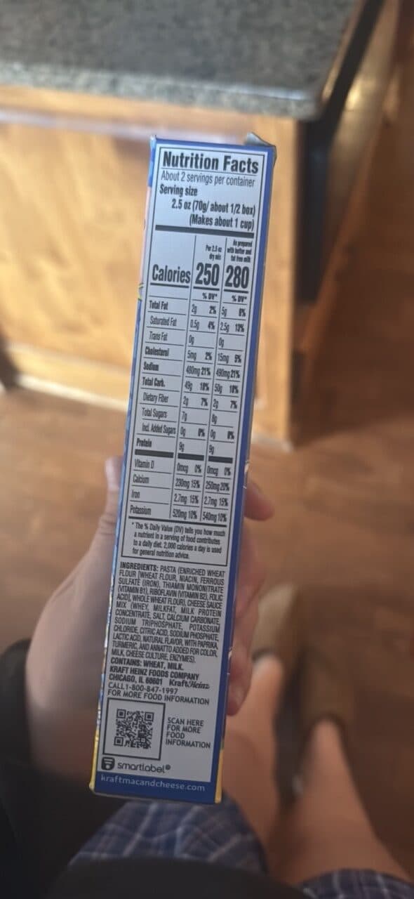 Kraft mac & cheese packshot