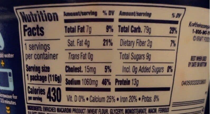 Kraft mac & cheese original flavor packshot