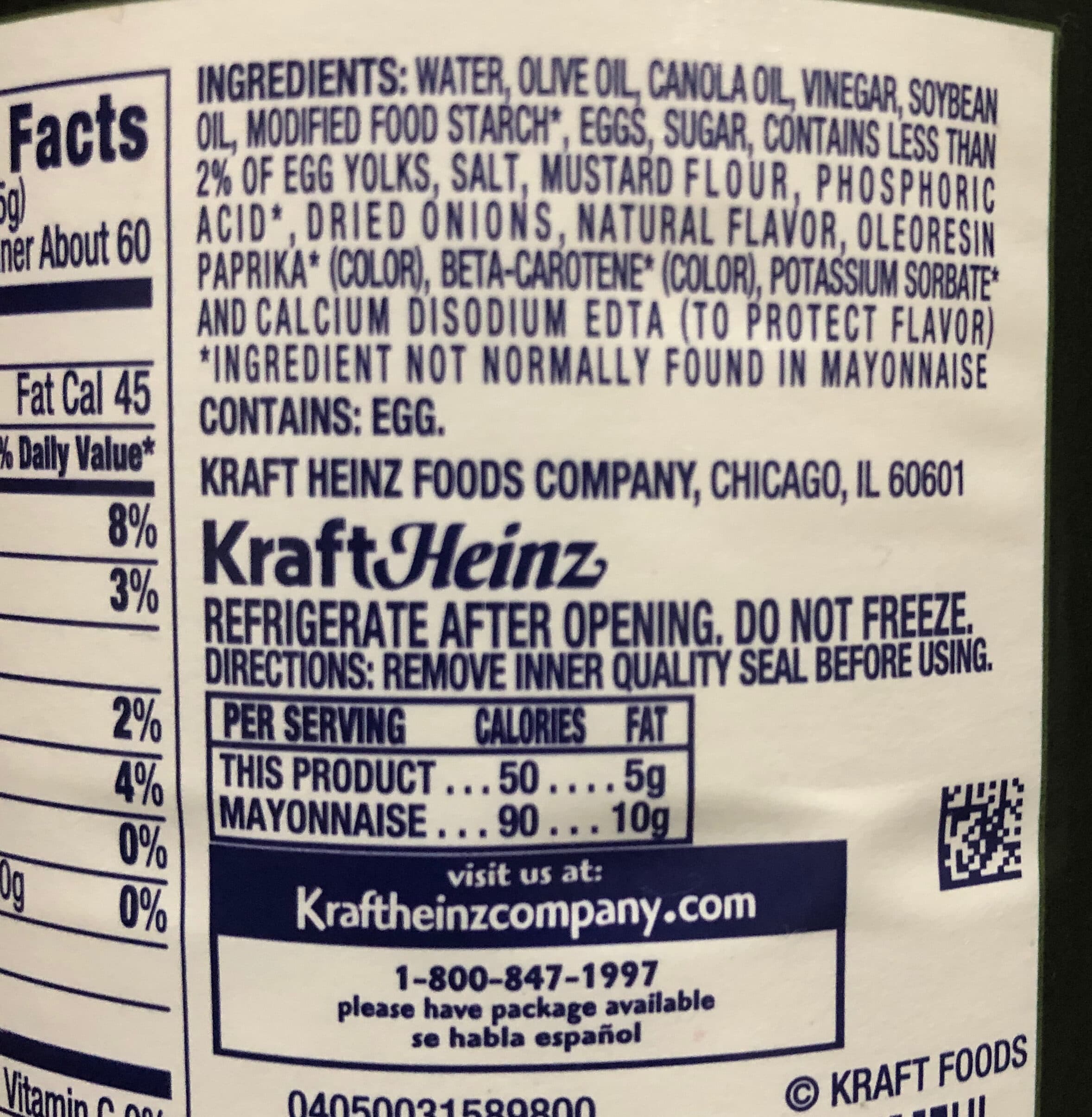 Kraft Olive Oil Mayo packshot