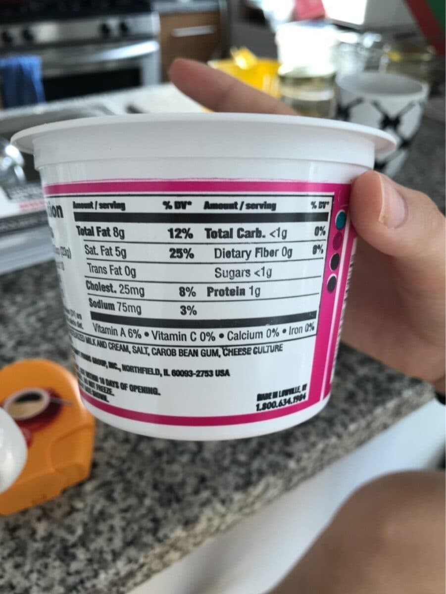 Temp Tee Whipped Cream Cheese packshot