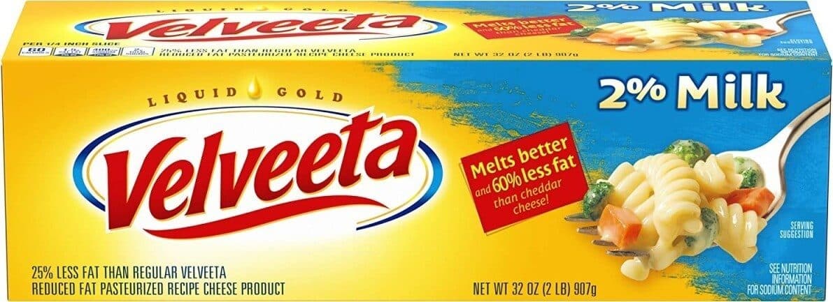 Velvetta Made with milk cheese packshot
