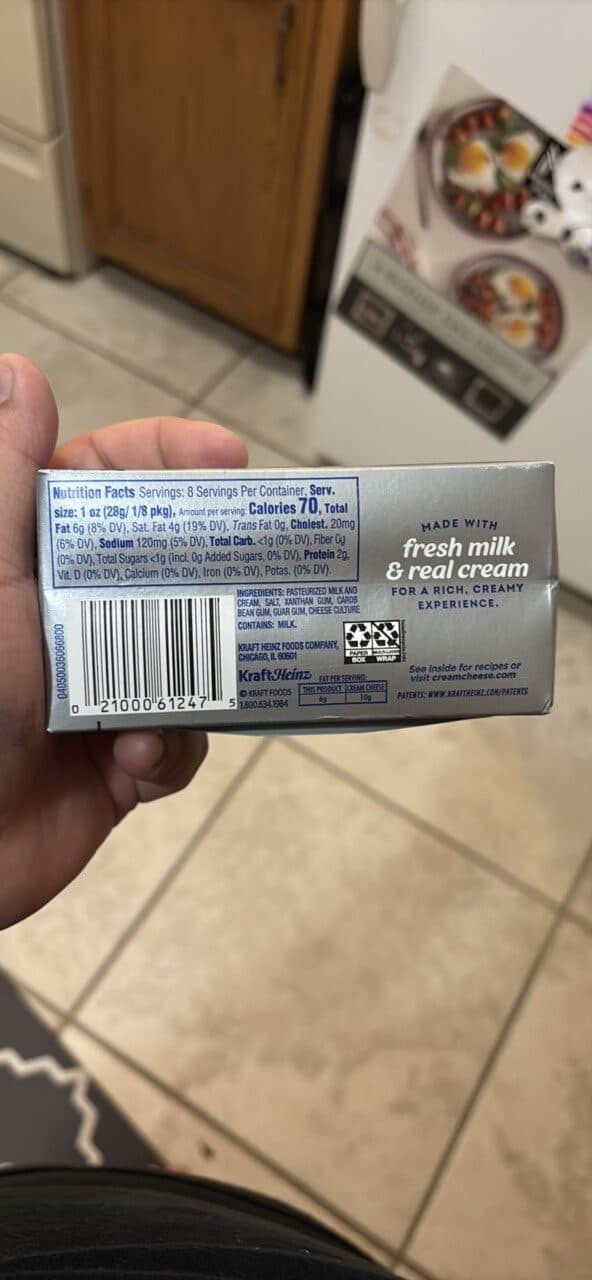 Philadelphia Neufchatel Cheese packshot