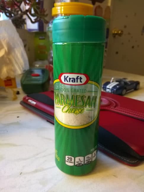 Kraft 100% Grated Parmesan Cheese packshot