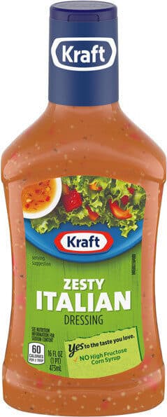 Kraft Zesty Italian Dressing packshot