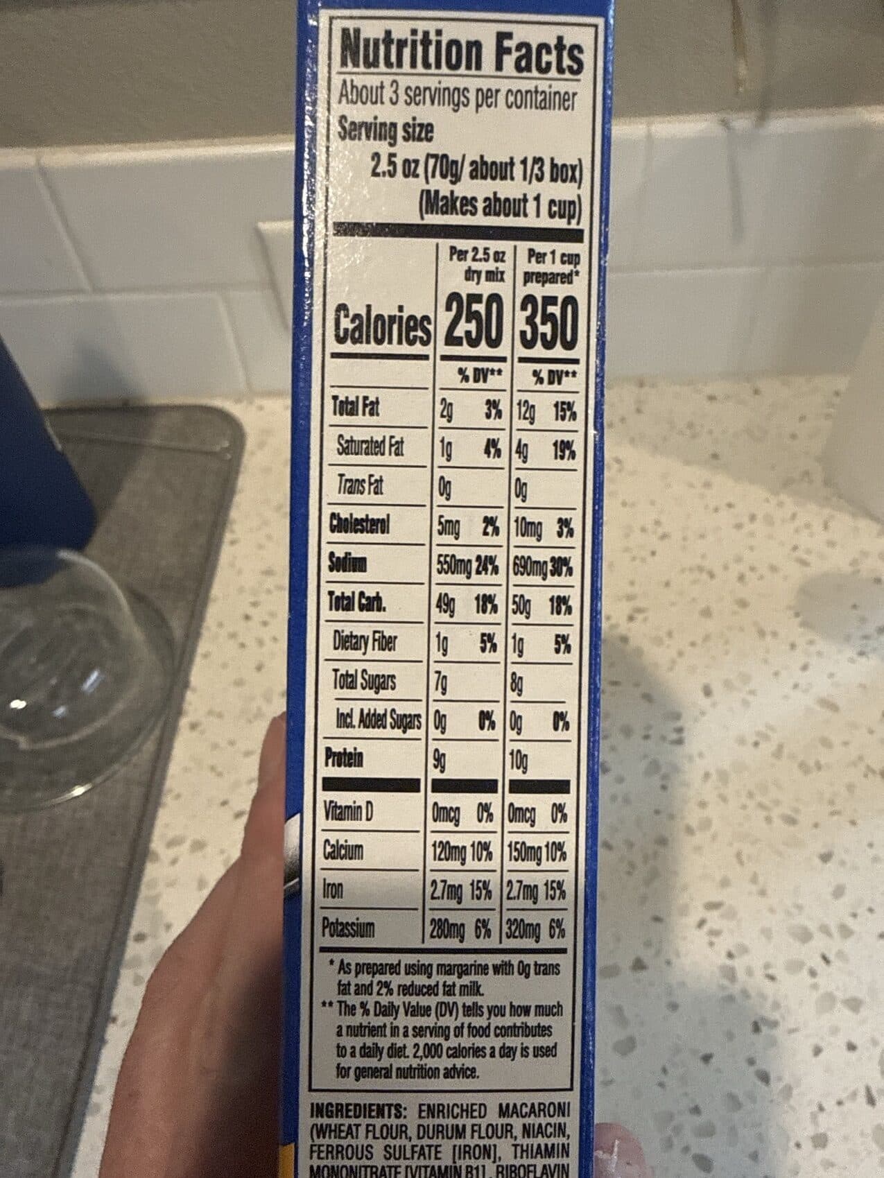 Kraft mac & cheese packshot