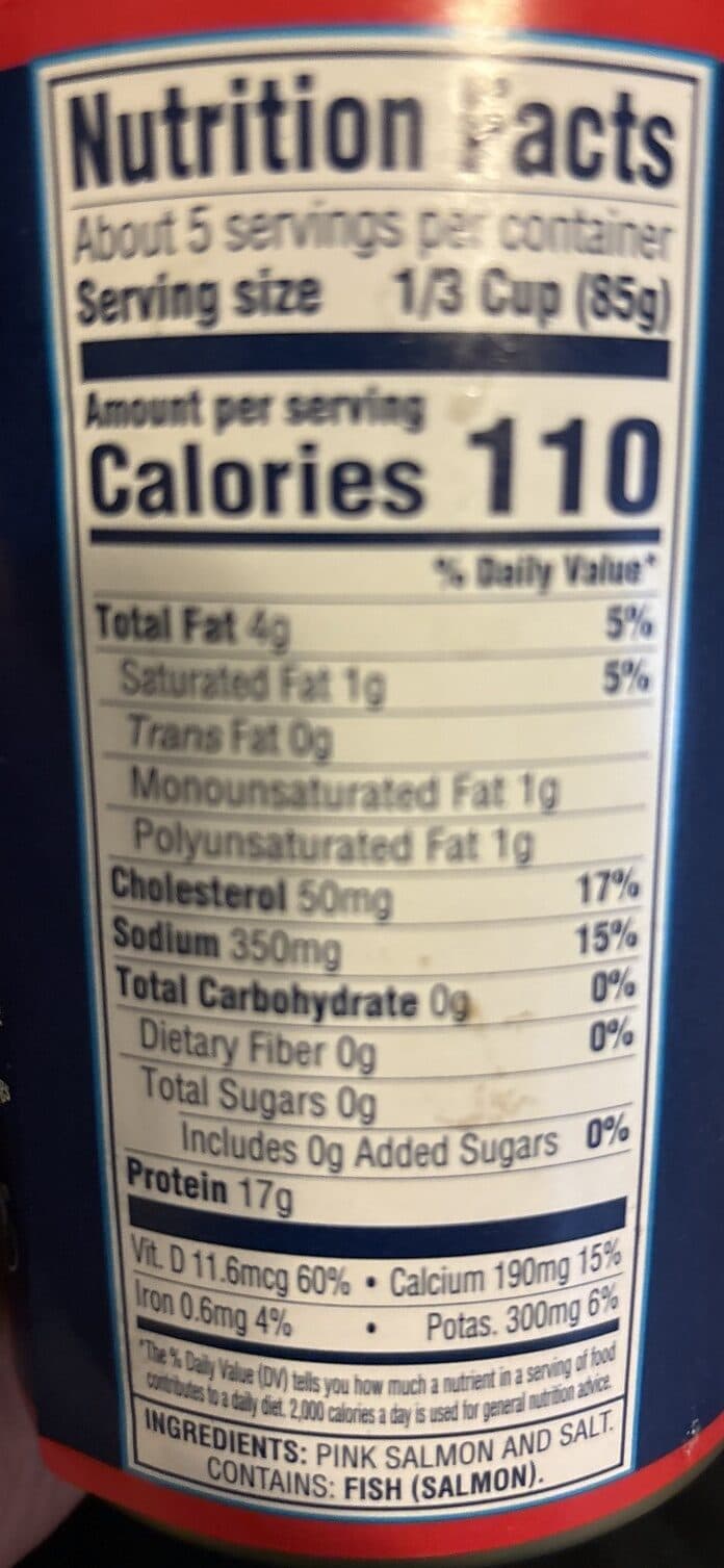 Deming's Pink Salmon packshot