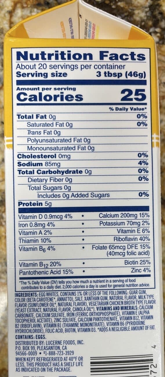 Lucerne Farms Liquid Eggs packshot