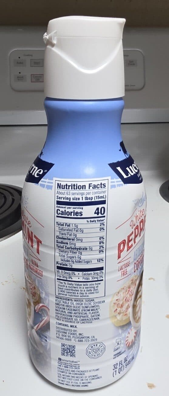 Lucerne Farms Coffee Creamer packshot