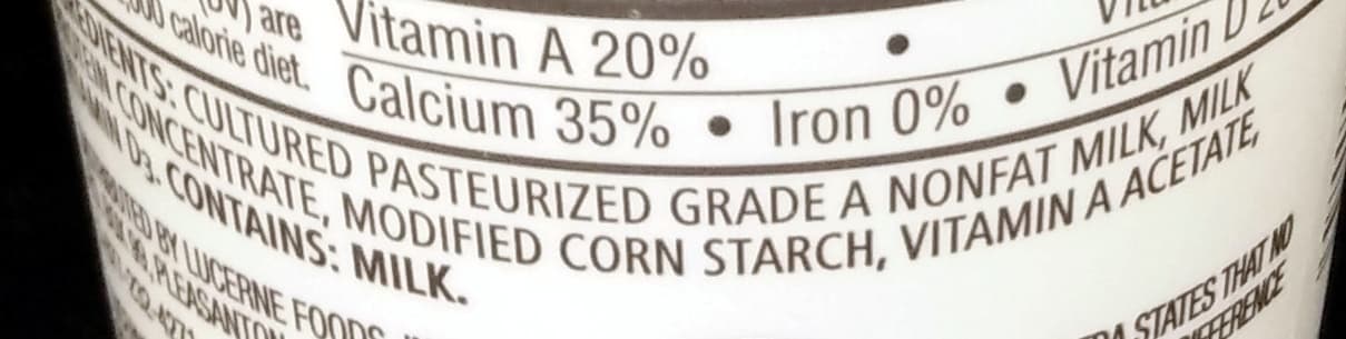 Lucerne Greek Nonfat Yogurt packshot