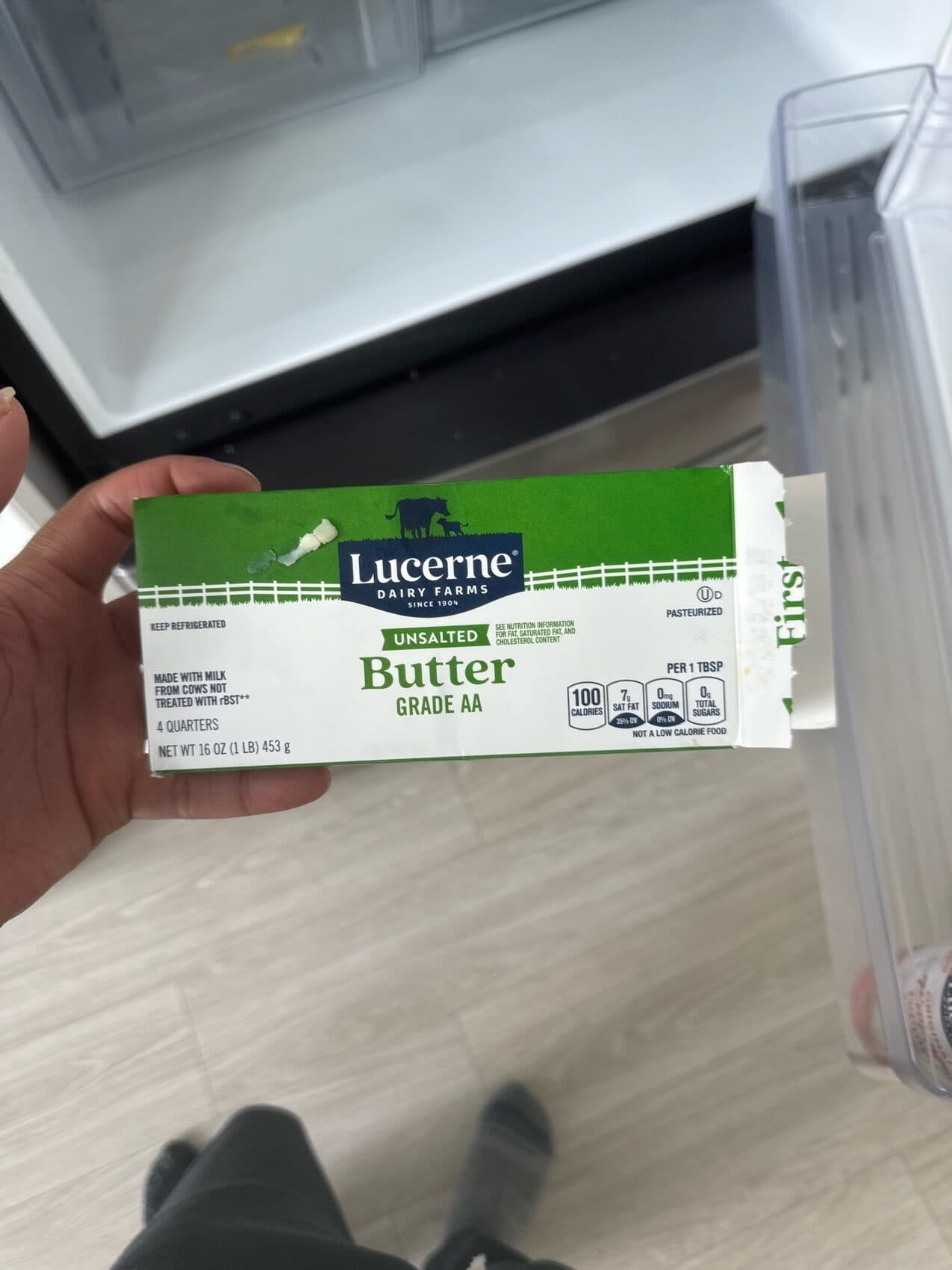 Lucerne Unsalted Sweet Cream Butter packshot