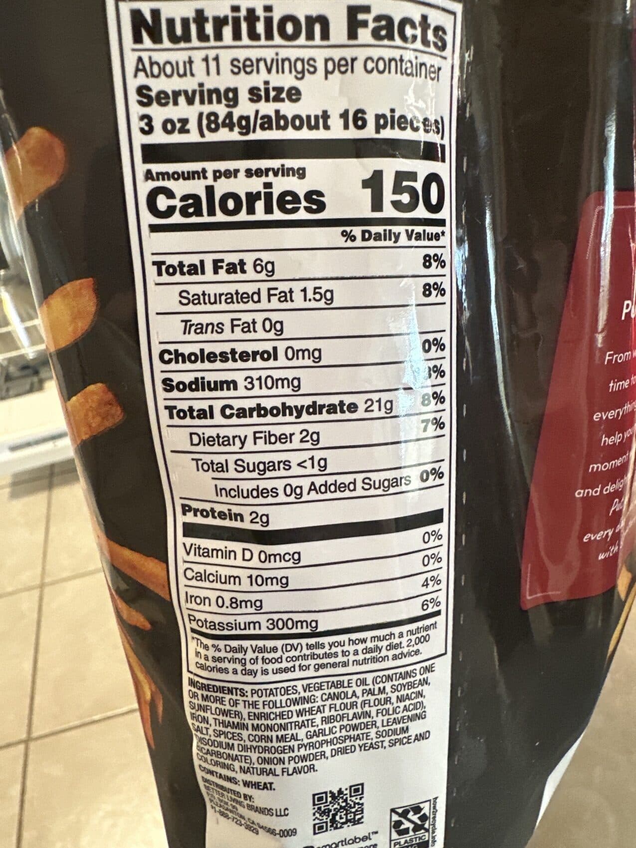 Safeway Kitchens Restaurant Style Seasoned French Fried Potatoes packshot