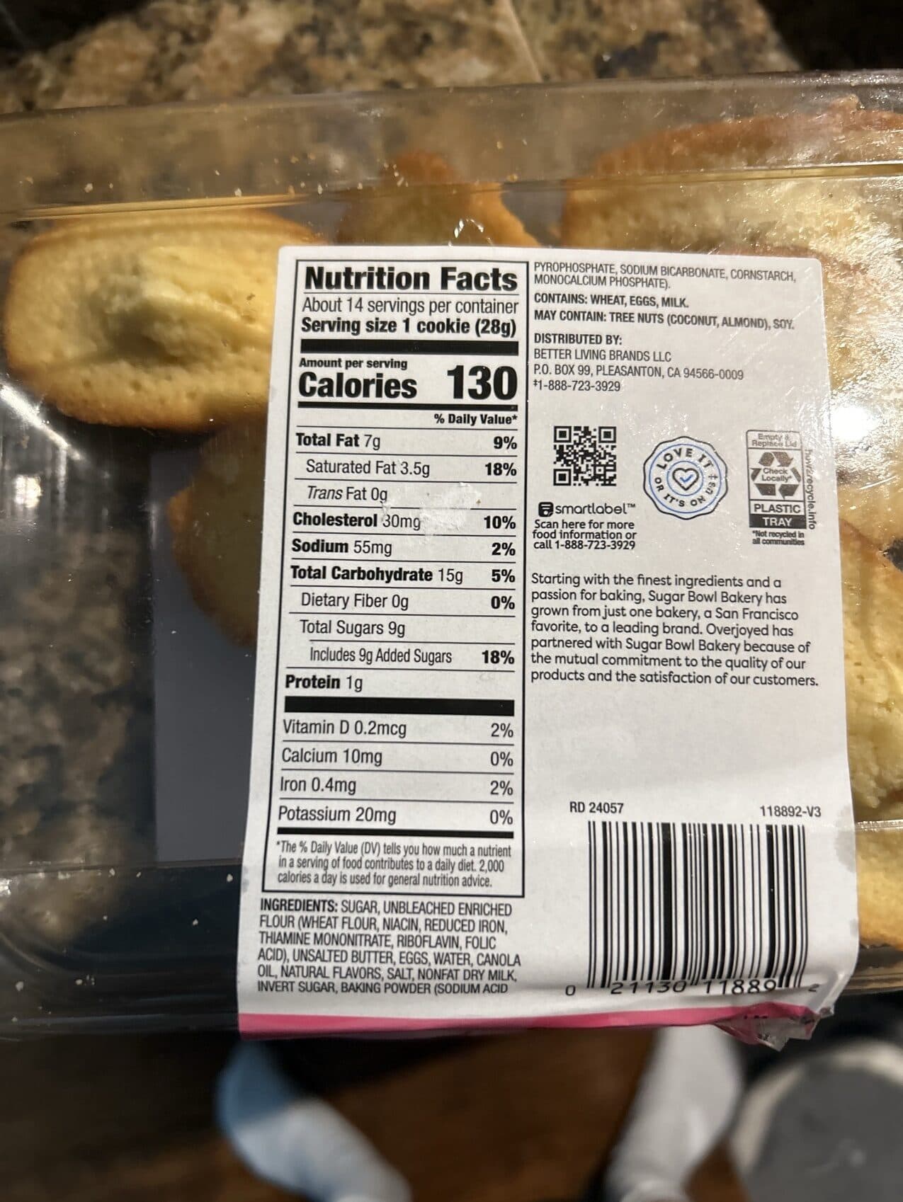 Signature Select Madeleines Cookies packshot