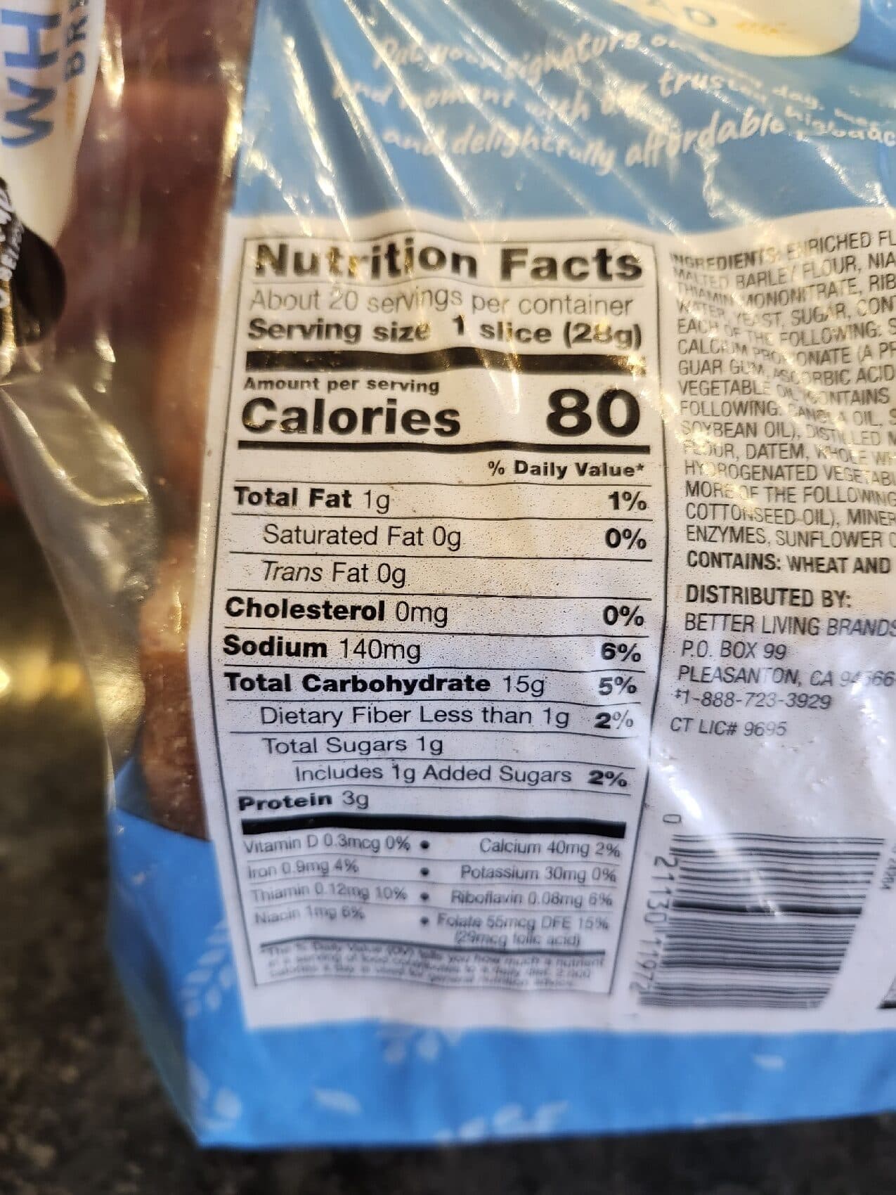 Signature Kitchens Split Top Enriched White Bread packshot