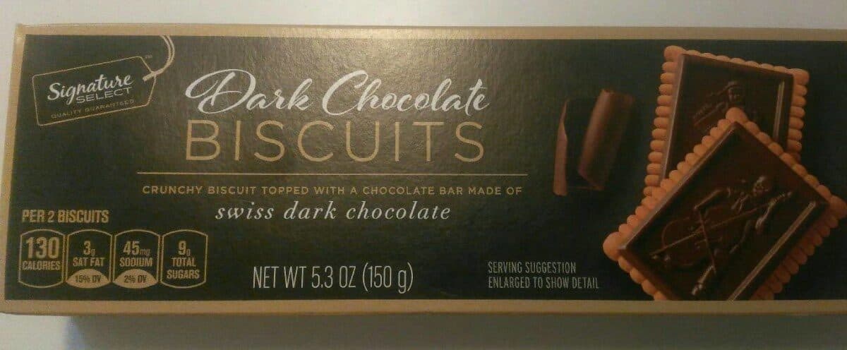 Safeway Inc. Dark Chocolate Biscuits packshot