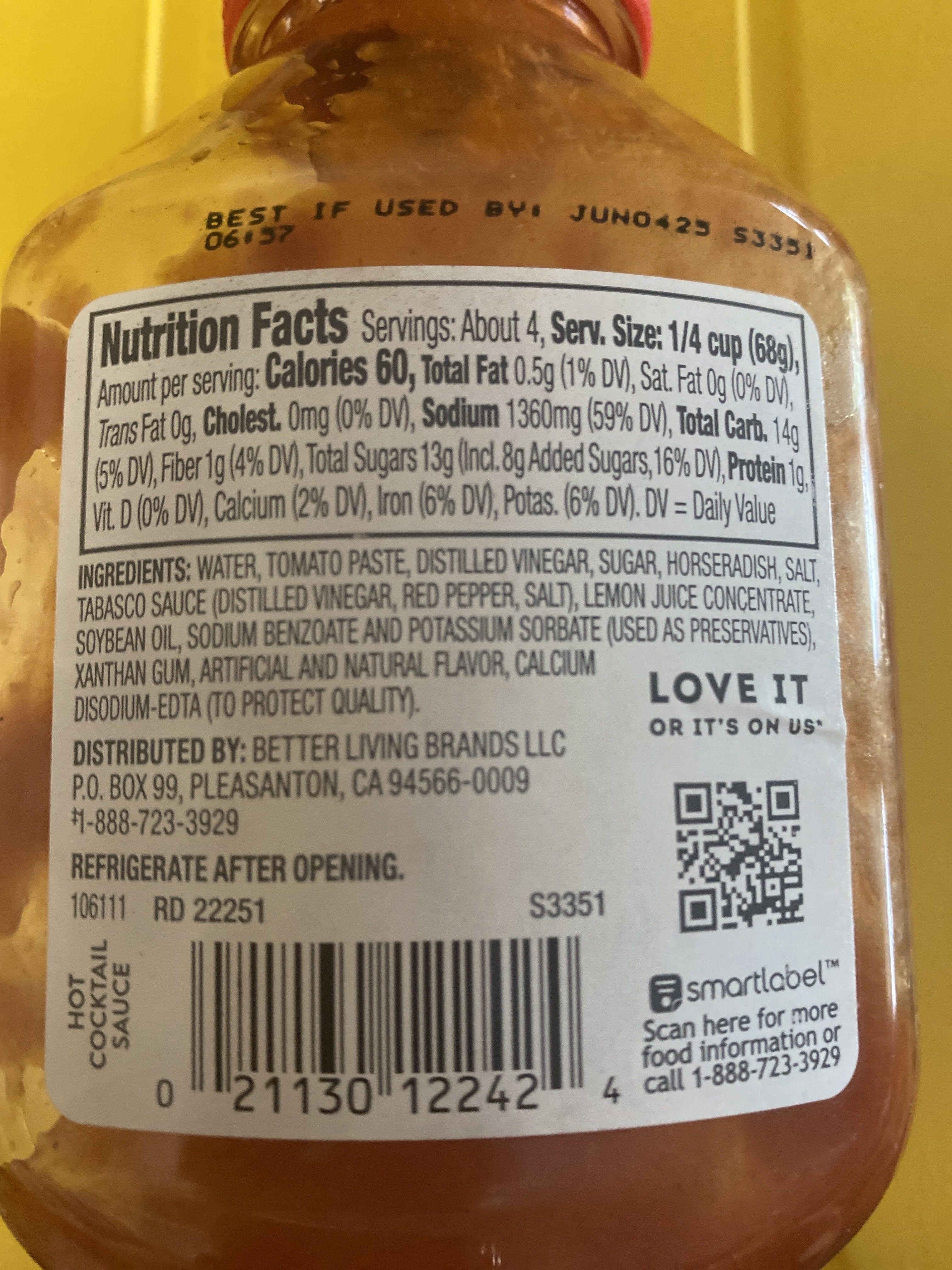 Waterfront Bistro Hot Cocktail Sauce packshot