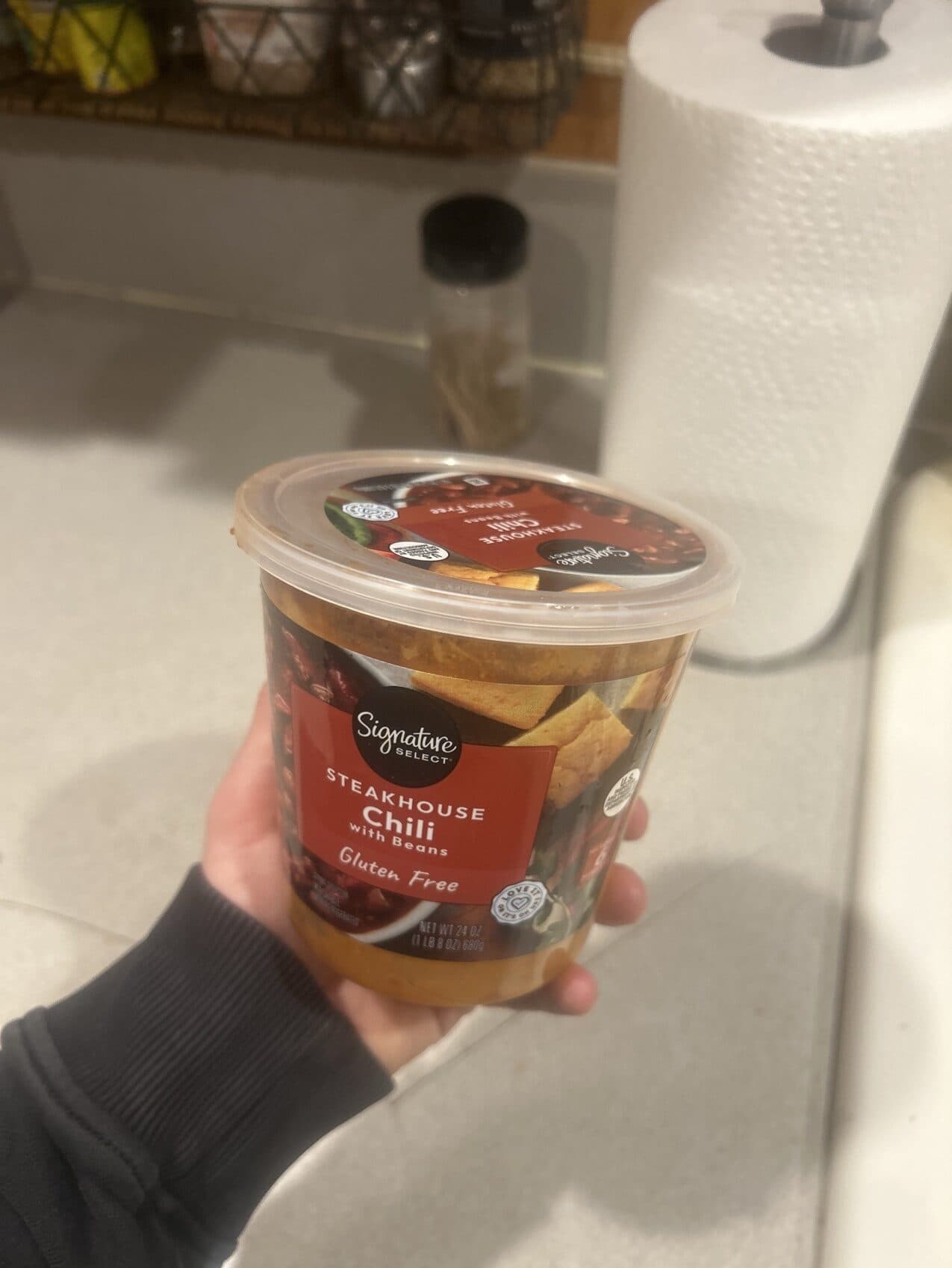 Signature Cafe Gluten free steakhouse chili with beans, beans packshot
