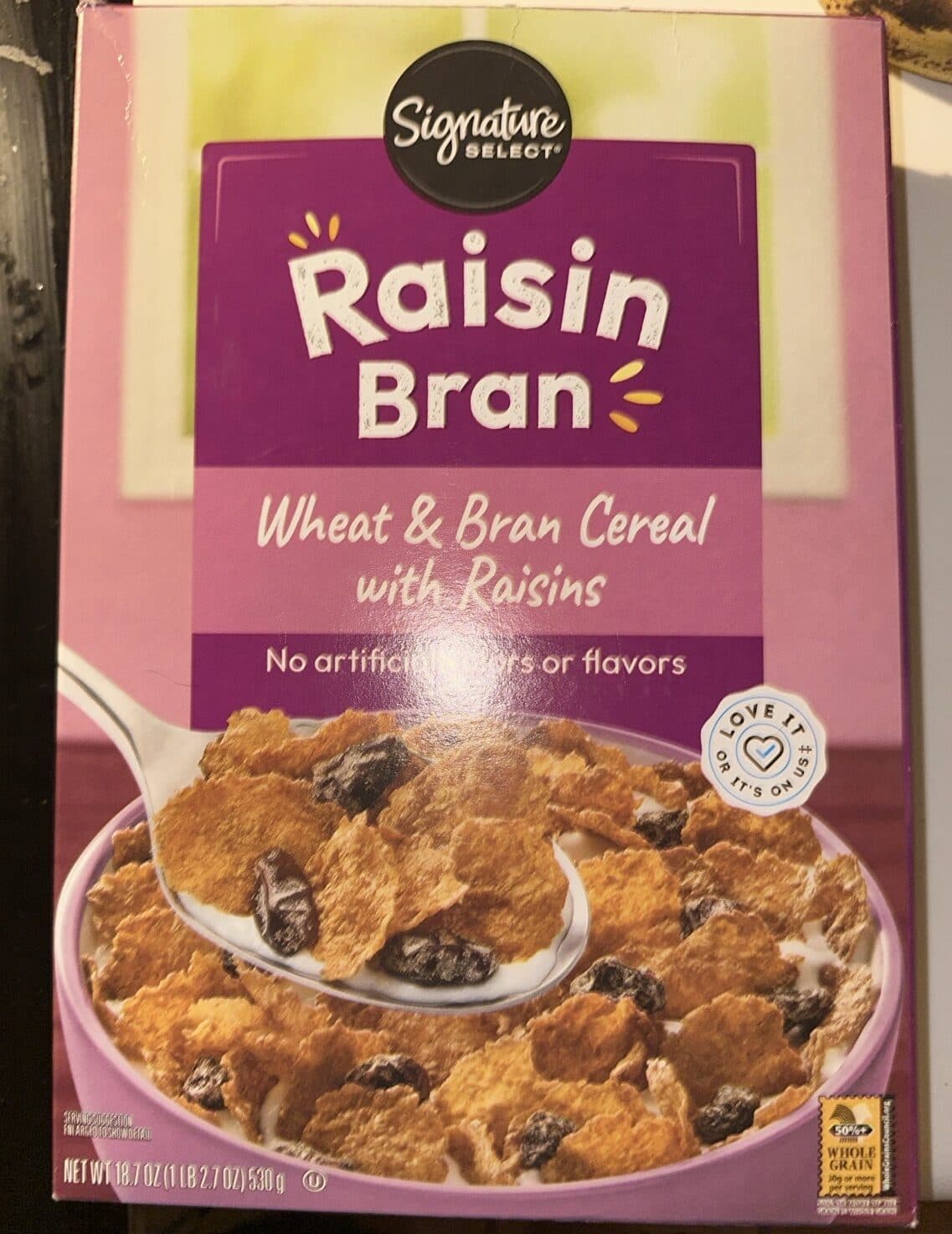 Signature Kitchens Raisin Bran packshot