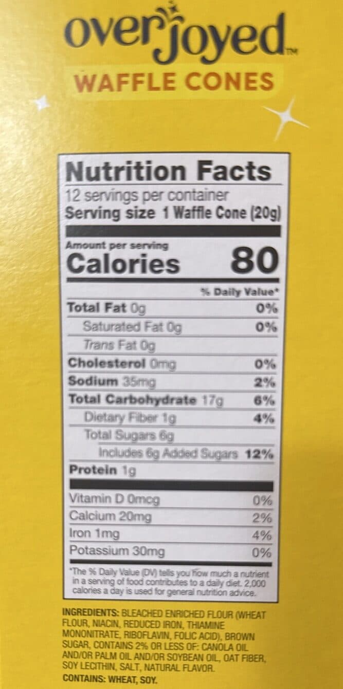Safeway Kitchens Waffle Cones packshot