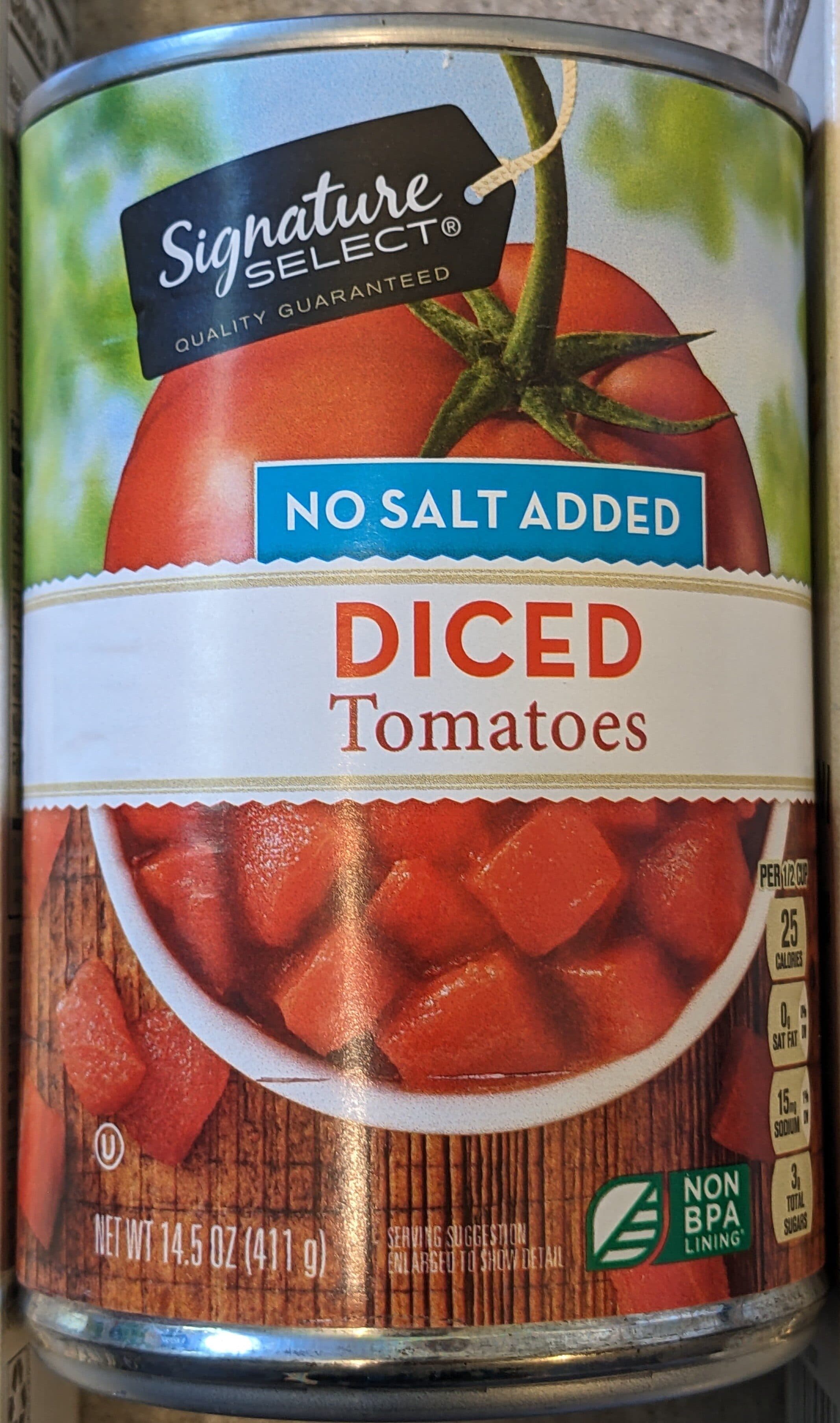 Signature Select Diced Tomatoes packshot