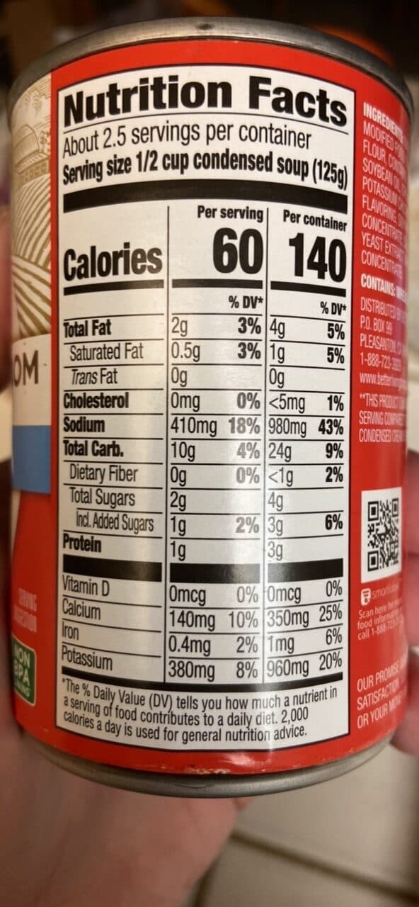 Signature Select Cream of Mushroom Condensed Soup packshot