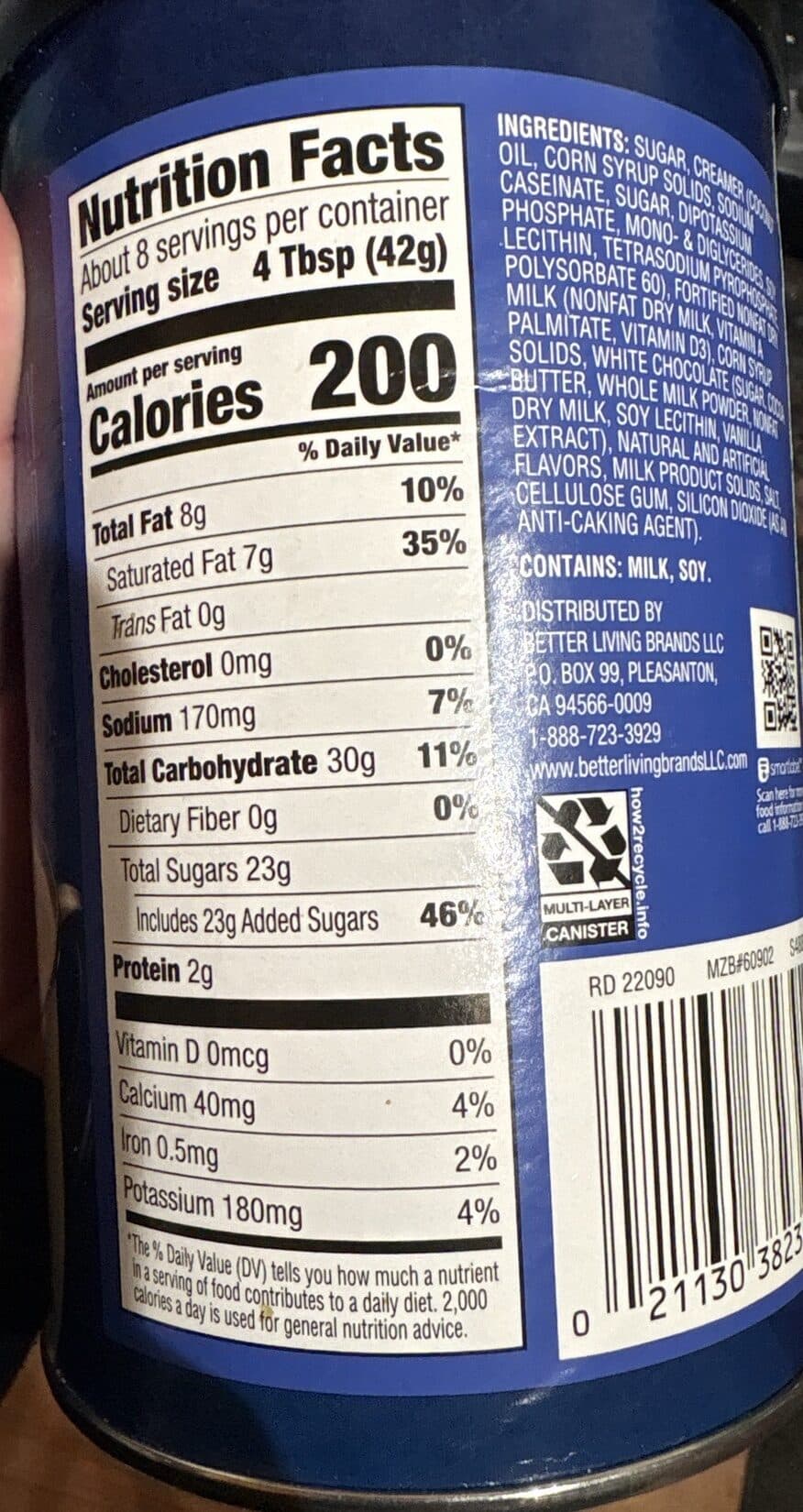 Safeway Inc. White Chocolate Hot Cocoa packshot