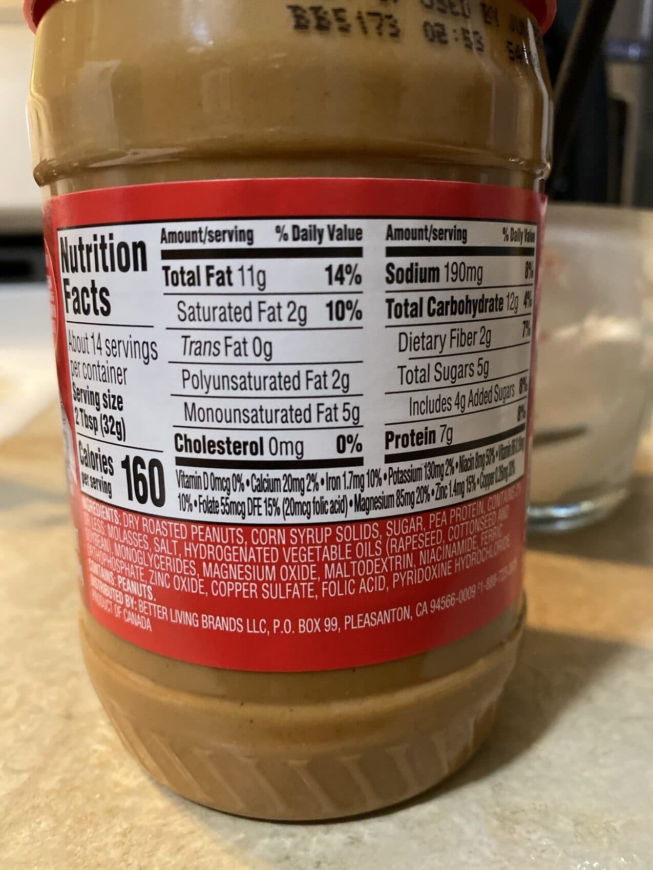 Signature Kitchens Reduced Fat Creamy Peanut Spread packshot