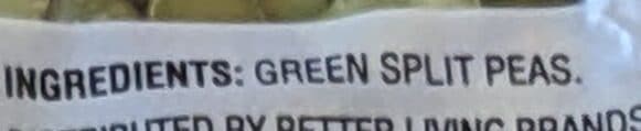 Safeway Kitchens Green Split Peas packshot